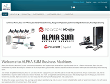 Tablet Screenshot of alphasum.com